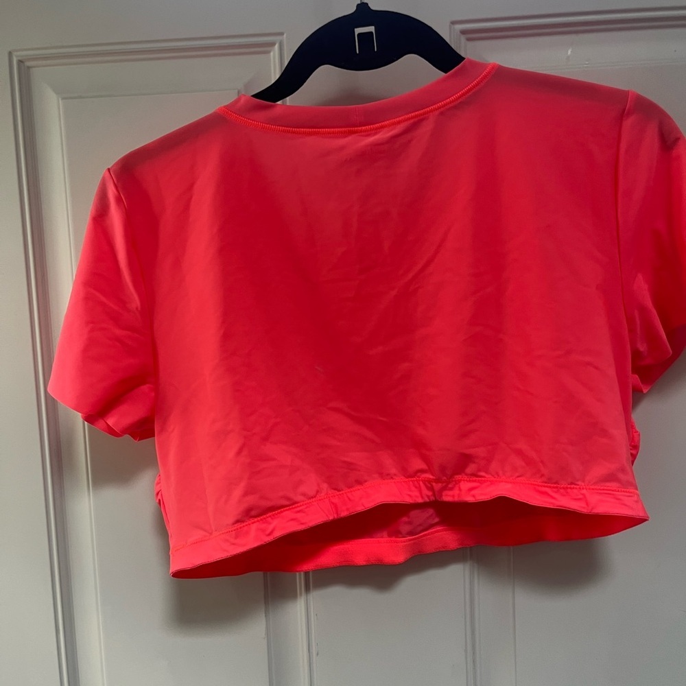 Aerie Bright Pink Crop Top - Picture 3 of 3